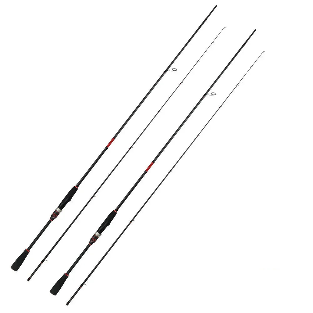 Inshore Squid Fishing Rod 2.59m Carbon Fast Action Rod Black-0