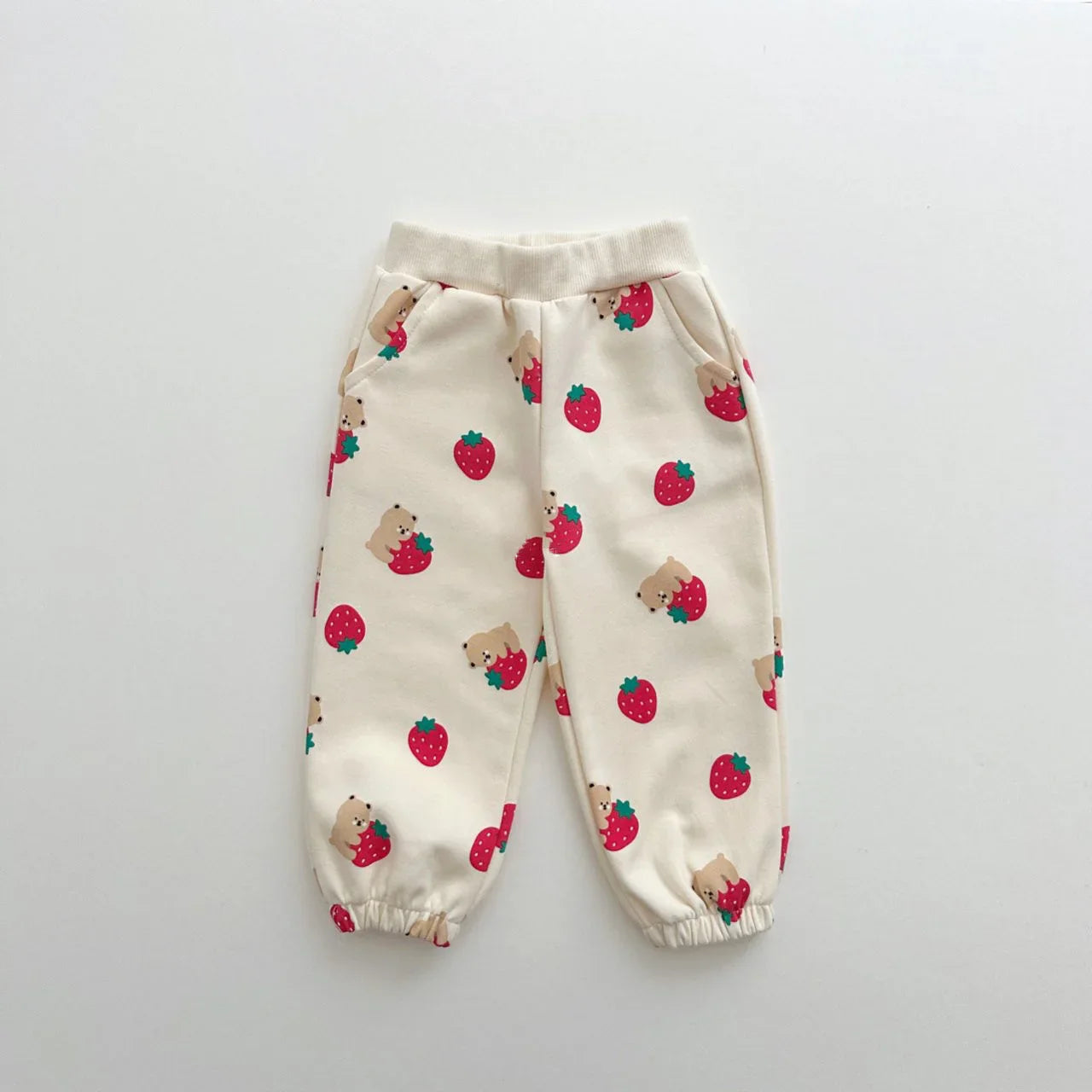 Pants and Sweatshirt Set Strawberries for Children-2