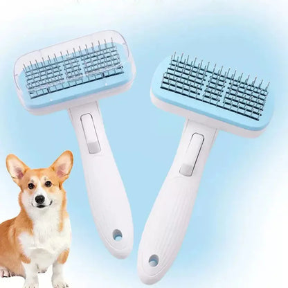 Self-Cleaning Grooming Brush for Pets-0