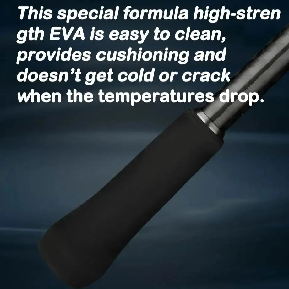 2.5m Squid Egi Spinning Rod Lightweight Carbon Rod Black-2