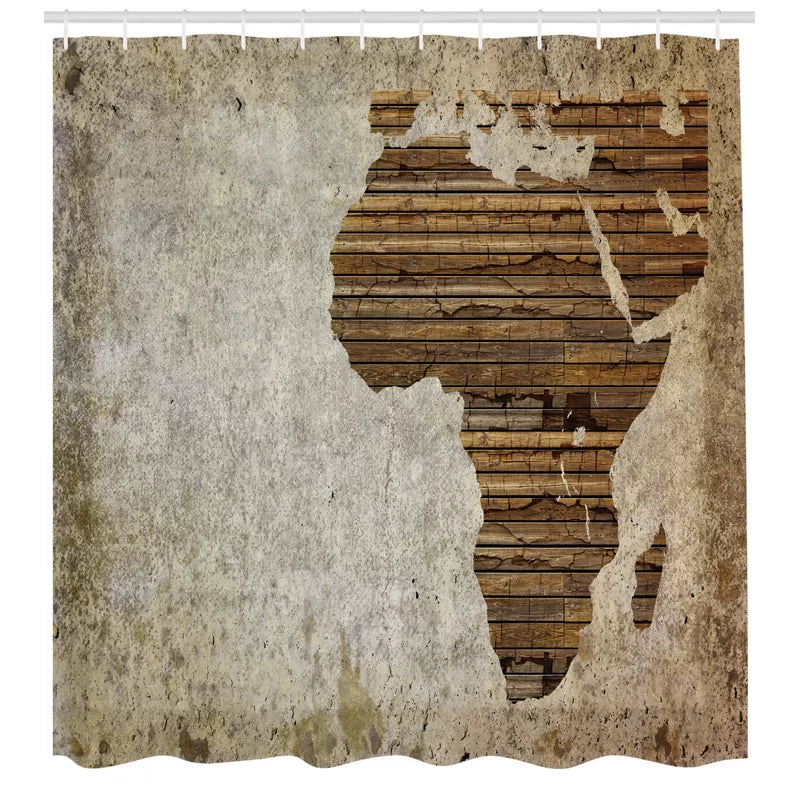 Shower Curtain with Hooks Included