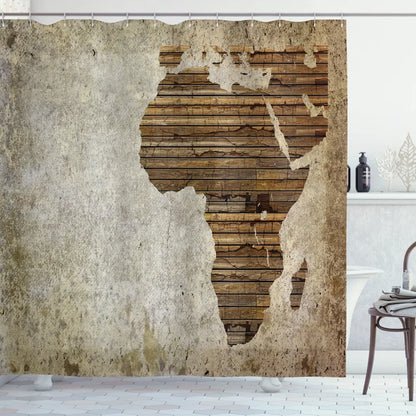 Shower Curtain with Hooks Included