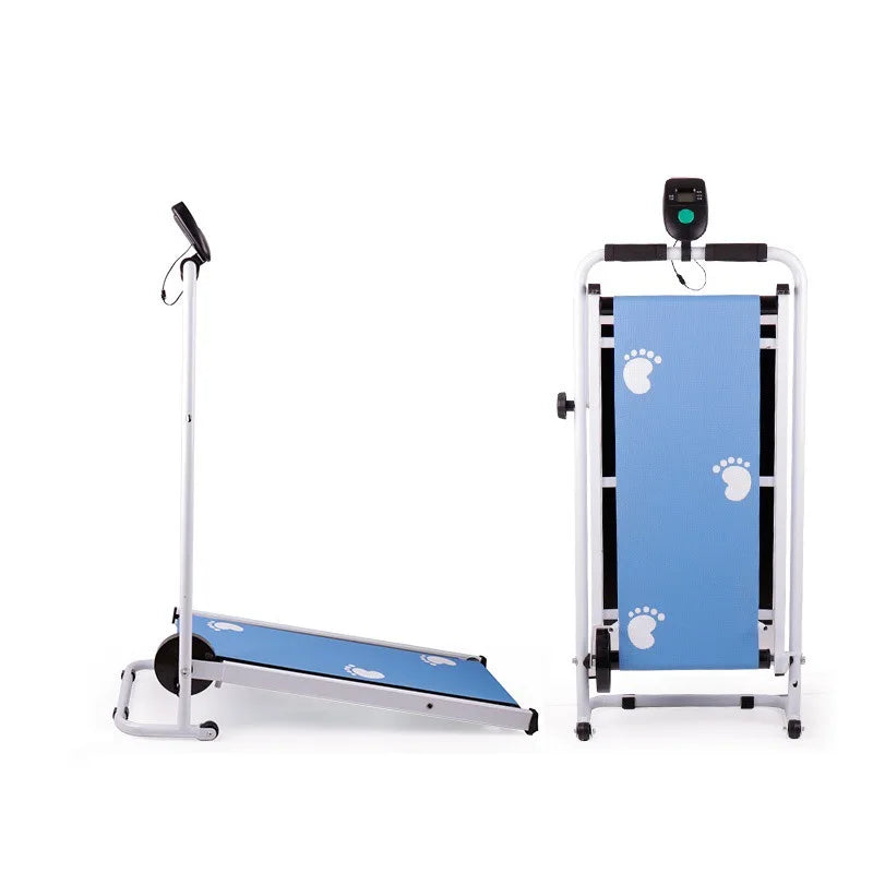 Silent Folding Mechanical Treadmill for Home Fitness-0