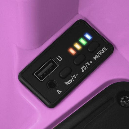 12V 360 Ride on Bumper Car for Toddlers with Remote Control-Light Blue-8