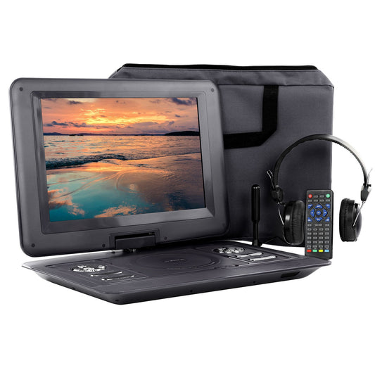 Trexonic 13.3 Inch Portable TV+DVD Player with Color TFT LED Screen a D970-TR-D133BLK_RB-0