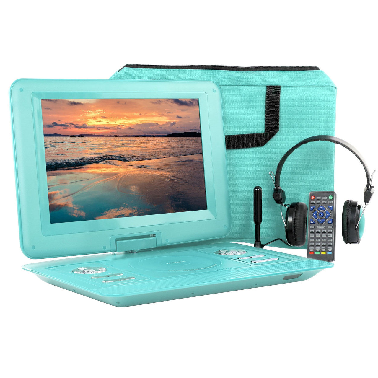 Trexonic 13.3 Inch Portable TV+DVD Player with Color TFT LED Screen a D970-TR-D133TEA_RB-0