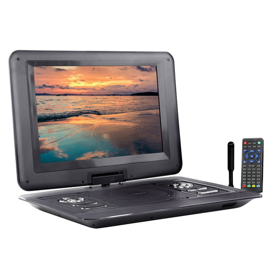 Trexonic 15.4 Inch Portable TV+ DVD Player with Swivel TFT-LCD Screen and USB,SD,AV,HDMI Inputs-0