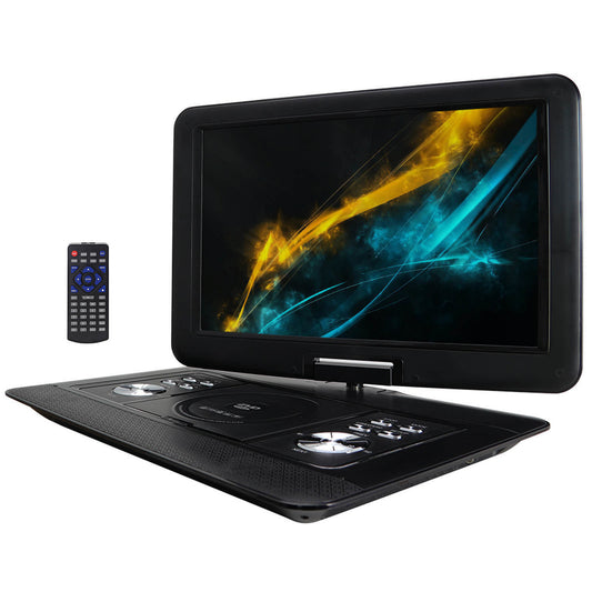 Trexonic 15.4" Portable DVD Player with TFT-LCD Screen and USB/SD/AV Inputs-0