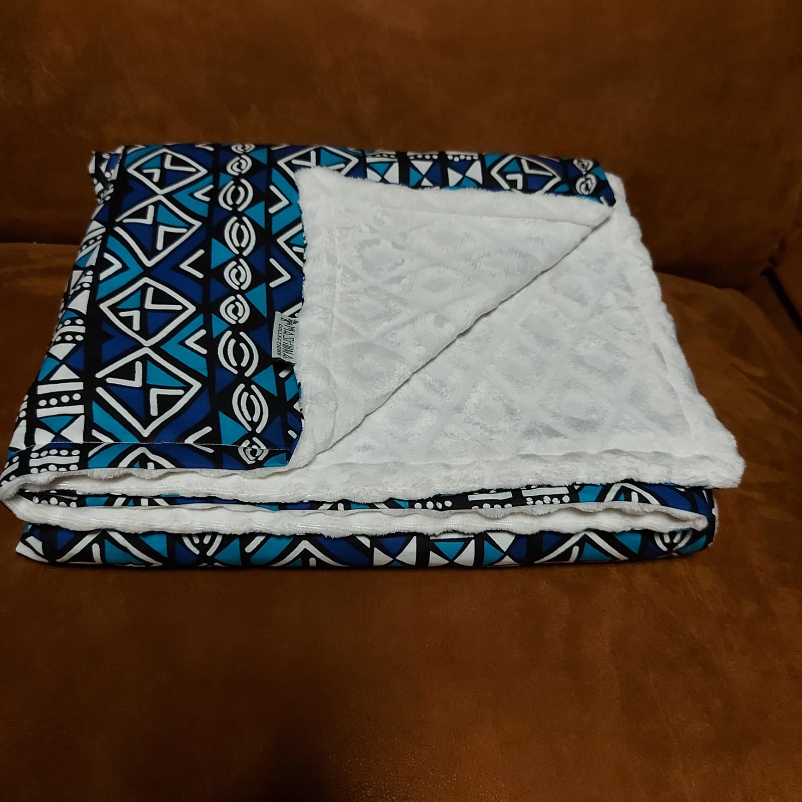 African Print | Mudcloth Print Throw Blanket | 100x150cm-4