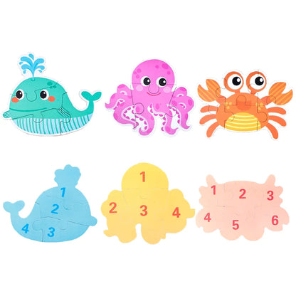 Wooden Animal Puzzle Set-3