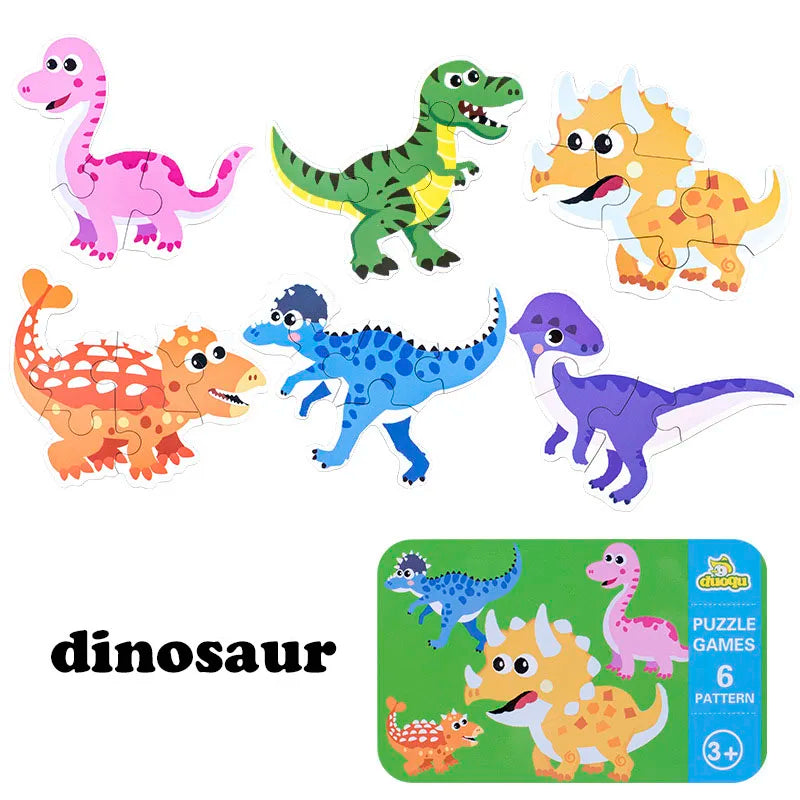 Wooden Animal Puzzle Set-5