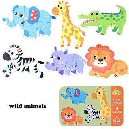 Wooden Animal Puzzle Set-8