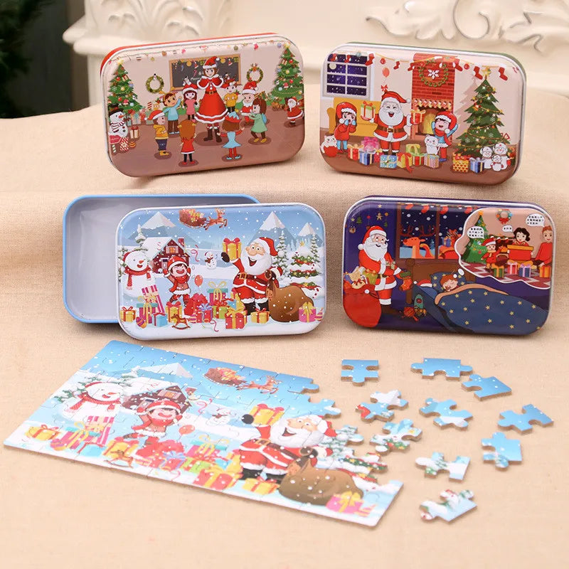 Wooden Child Puzzle Set-0