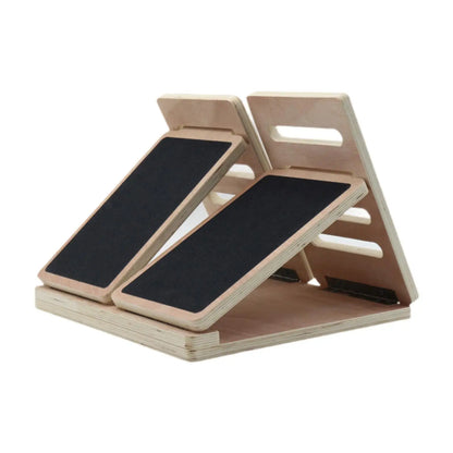 Wooden Slant Board - 4 Angle Yoga Accessory-4