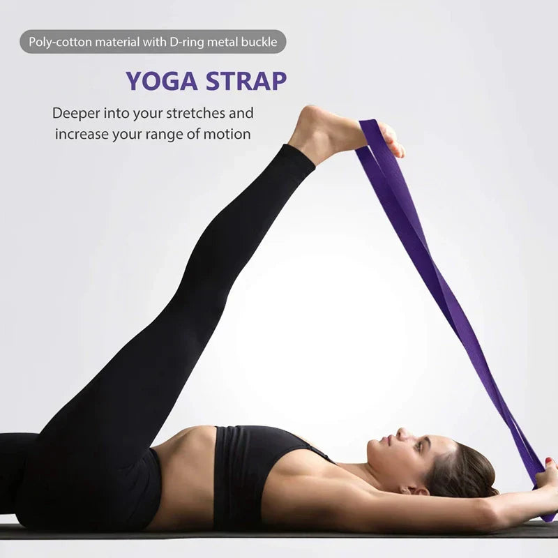 Yoga Block and Strap Set Soft Non-Slip Foam-1