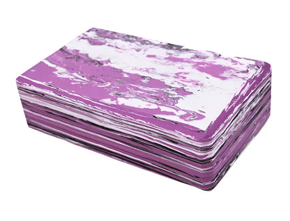 High-Density Camouflage Yoga Block (Purple)-0