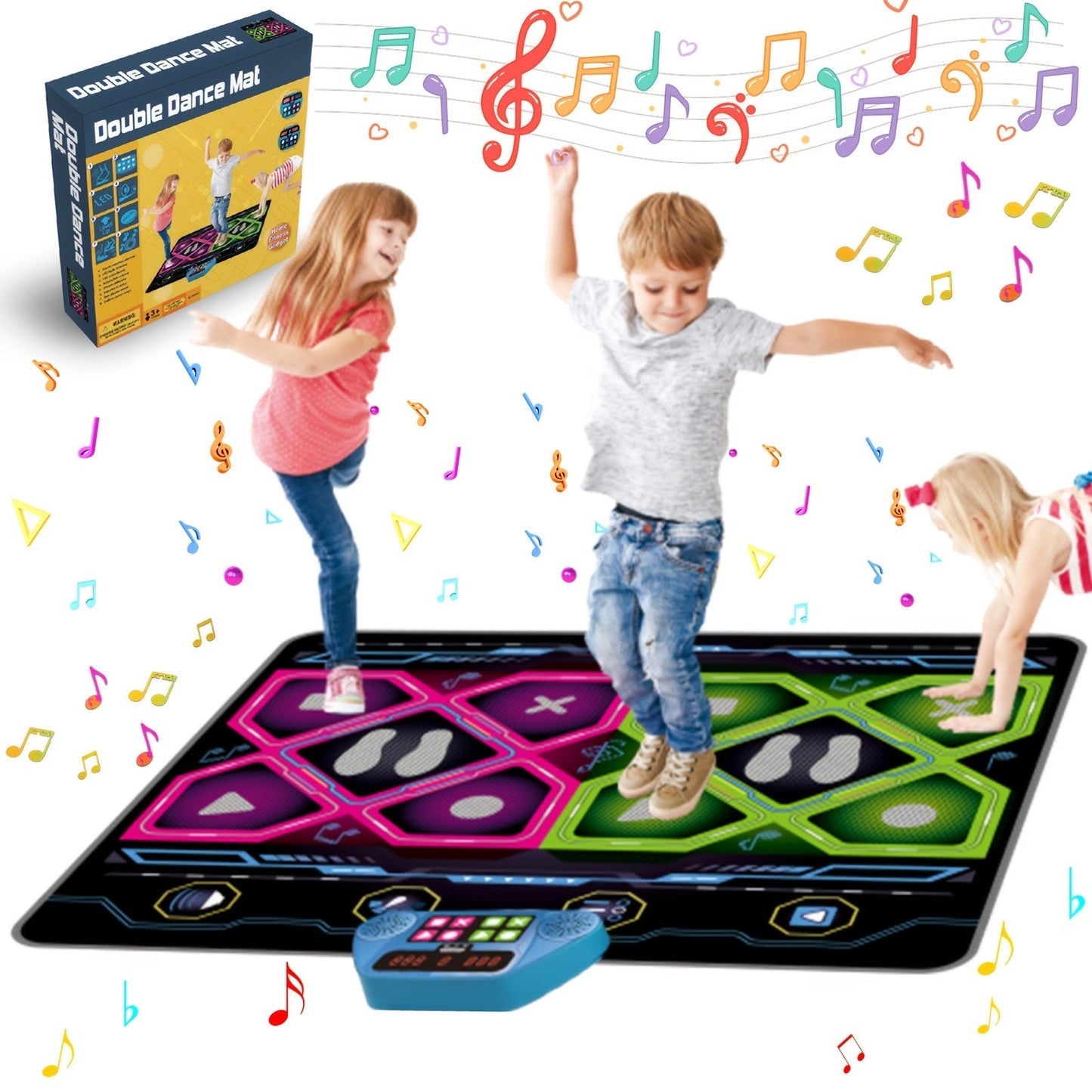 Double Electronic Dance Mat for Kids and Adults-4