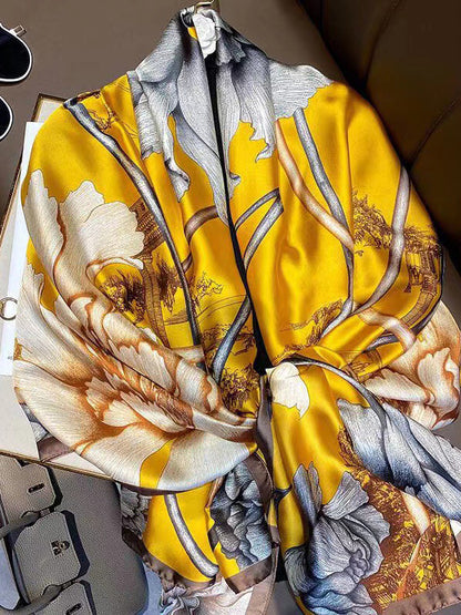 Floral Printed Shawl & Scarf