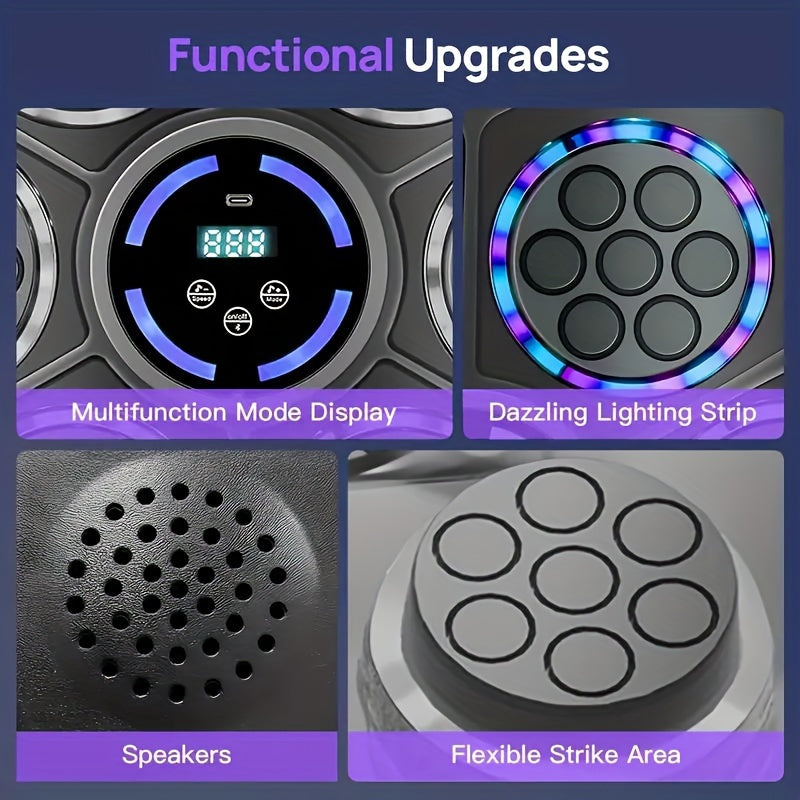 Smart LED Music Boxing Machine Wall Trainer-3