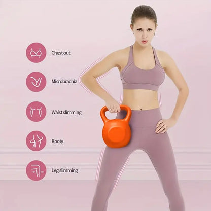 1pc 15lbs Kettlebell for Fitness and Strength Training-3