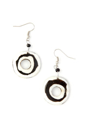 Kenyan Cow Bone Tunnel Earrings