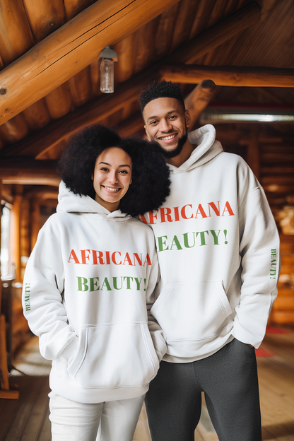 AFRICANA BEAUTY Premium Eco Hoodie by SobG Designs