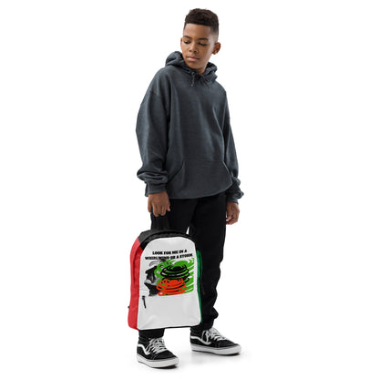 LOOK FOR ME IN A WHIRLWIND Backpack by SobG Designs