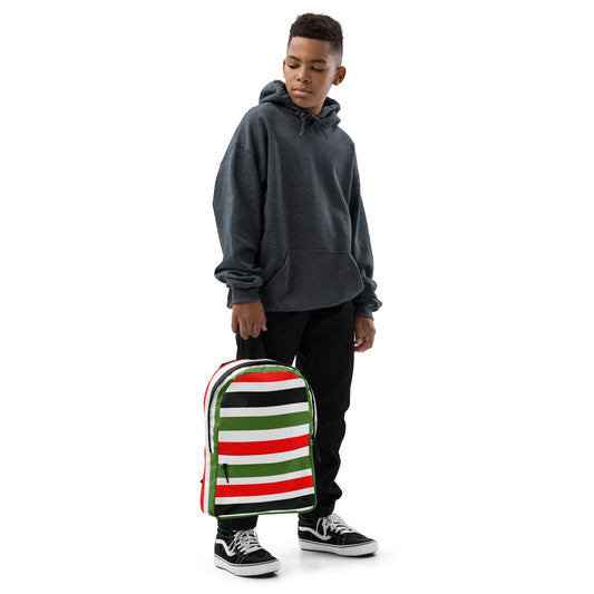 PAN - AFRICAN STRIPE Backpack by SobG Designs
