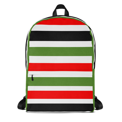 PAN - AFRICAN STRIPE Backpack by SobG Designs