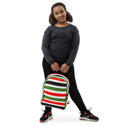 PAN - AFRICAN STRIPE Backpack by SobG Designs