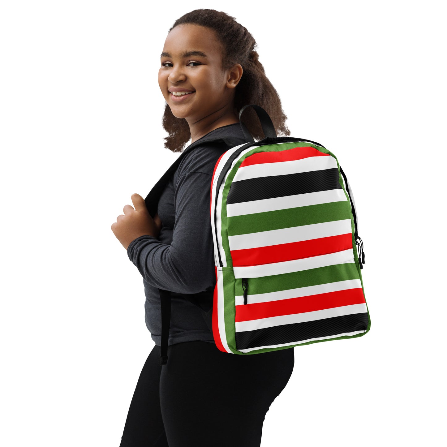 PAN - AFRICAN STRIPE Backpack by SobG Designs