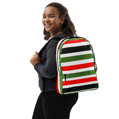 PAN - AFRICAN STRIPE Backpack by SobG Designs