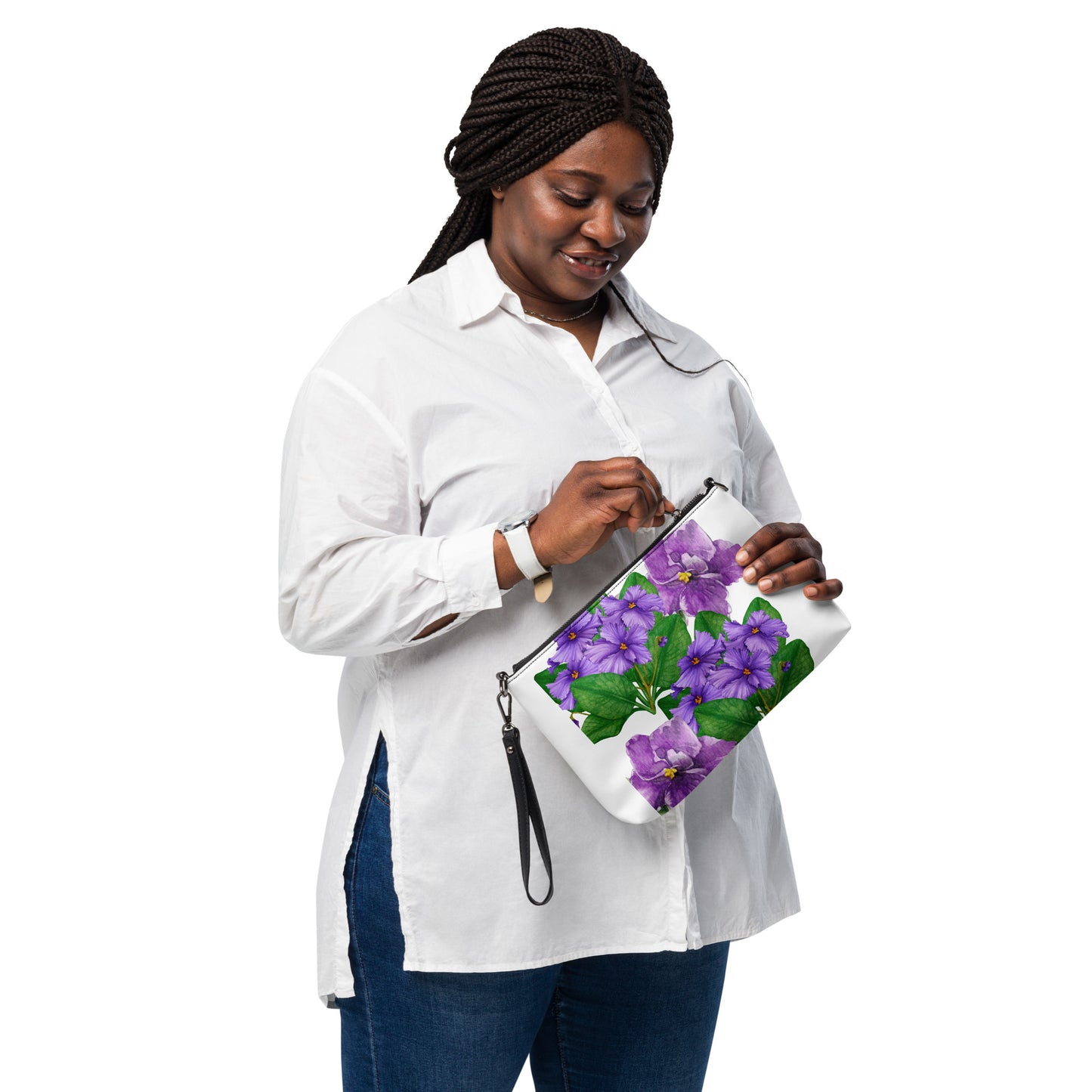 AFRICAN VIOLET Crossbody Bag by SobG Designs