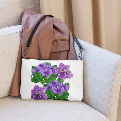 AFRICAN VIOLET Crossbody Bag by SobG Designs