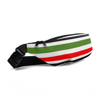 PAN - AFRICAN STRIPE Fanny Pack by SobG Designs