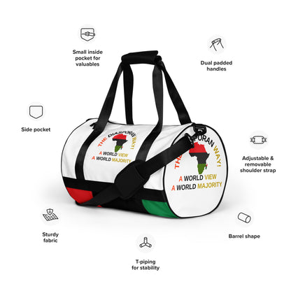 THE DIASPORAN WAY! All-Over Print Gym Bag by SobG Designs