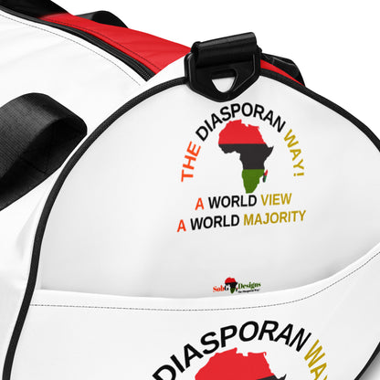 THE DIASPORAN WAY! All-Over Print Gym Bag by SobG Designs