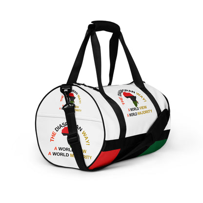THE DIASPORAN WAY! All-Over Print Gym Bag by SobG Designs