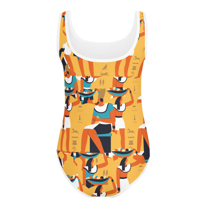 THE EGYPTIAN All-Over Print Kids Swimsuit by SobG Designs