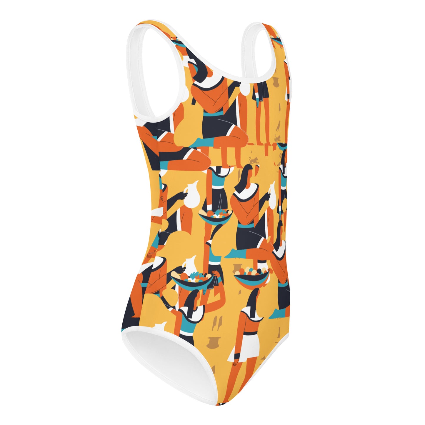 THE EGYPTIAN All-Over Print Kids Swimsuit by SobG Designs