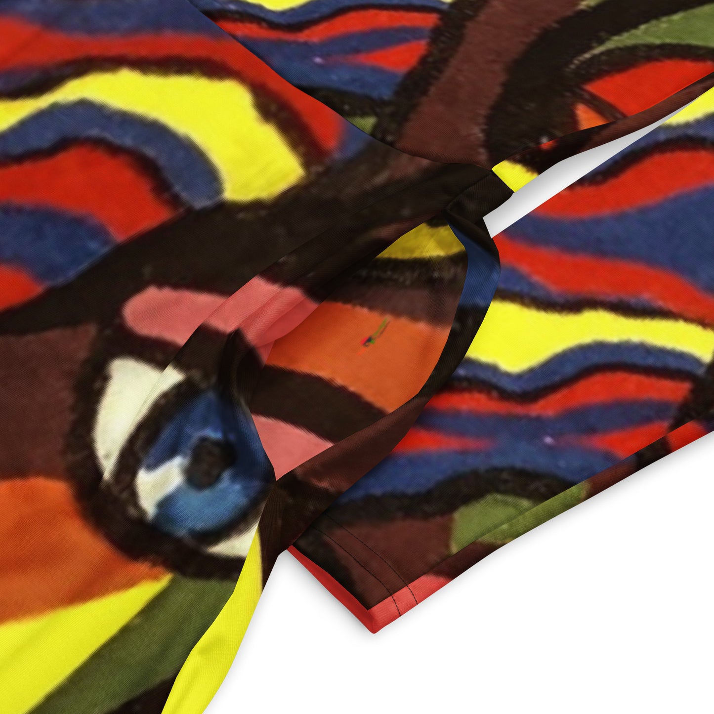 Africana Design All-Over Print Long Sleeve Midi Dress by SobG Designs