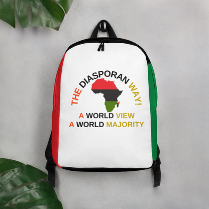 THE DIASPORAN WAY! Minimalist Backpack by SobG Designs