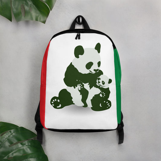 THE PANDA LOVE BACKPACK Minimalist Backpack by SobG Designs