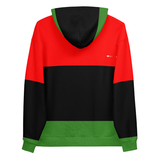 THE RED THE BLACK THE GREEN Unisex Hoodie by SobG Designs