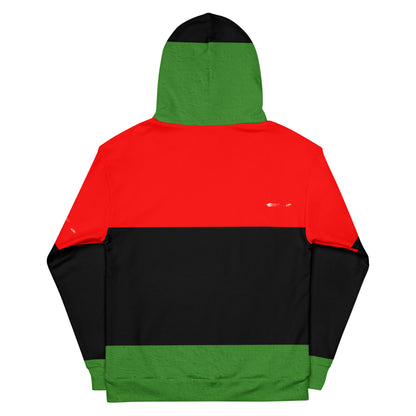 THE RED THE BLACK THE GREEN Unisex Hoodie by SobG Designs