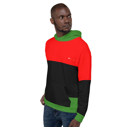 THE RED THE BLACK THE GREEN Unisex Hoodie by SobG Designs