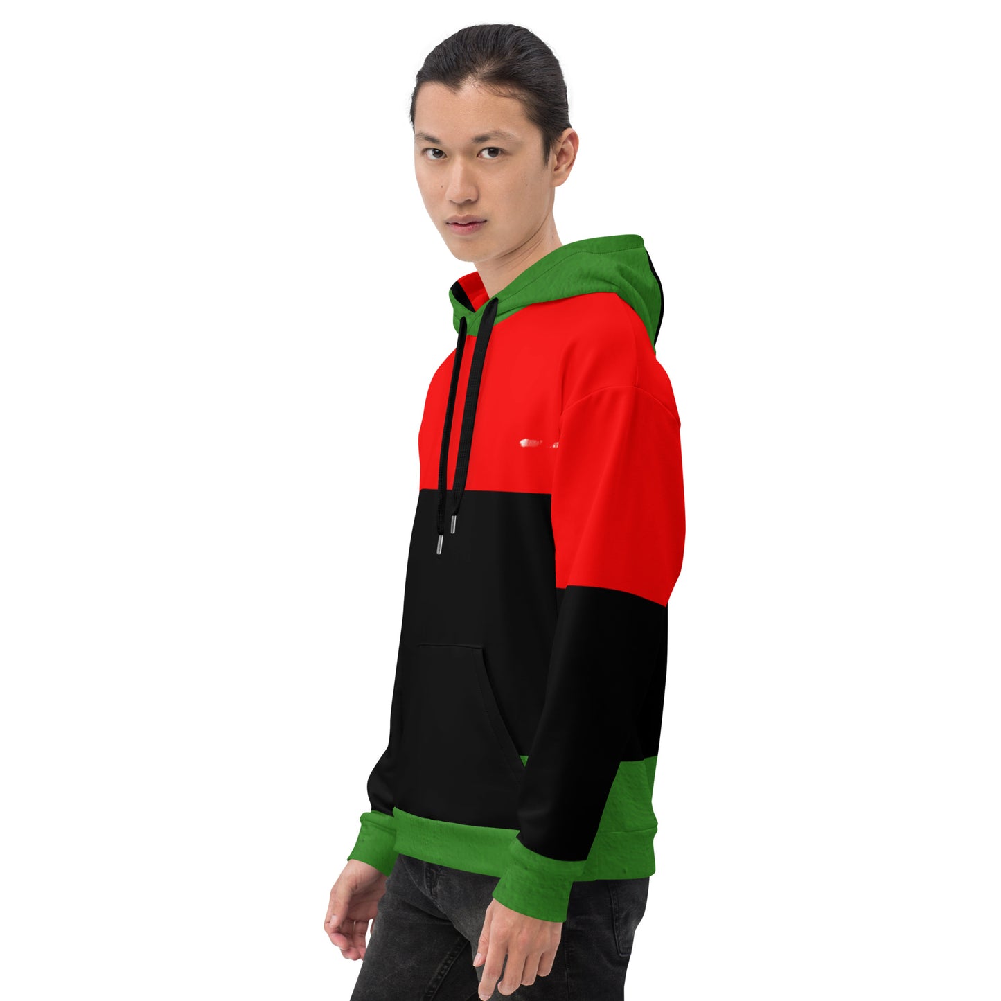 THE RED THE BLACK THE GREEN Unisex Hoodie by SobG Designs