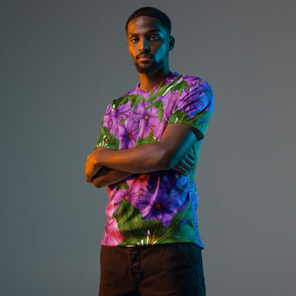 AFRICAN VIOLETS Recycled Unisex Sports Jersey by SobG Designs