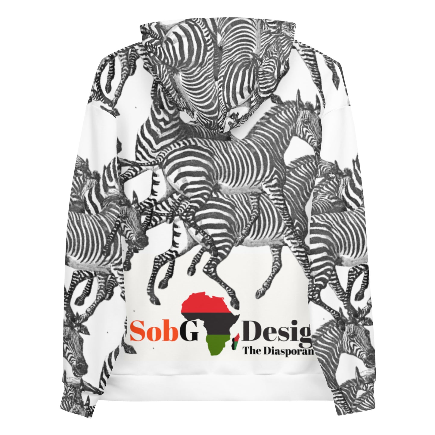 THE ZEBRA AOP Unisex Hoodie by SobG Designs