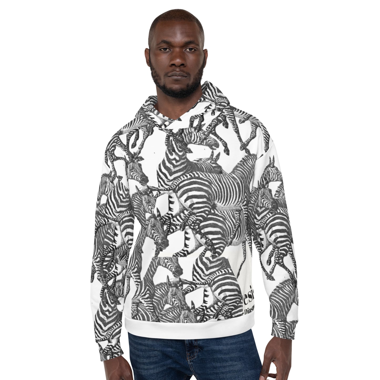 THE ZEBRA AOP Unisex Hoodie by SobG Designs
